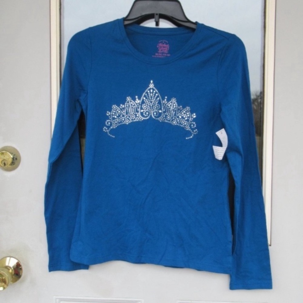 3/$9 2 tops girls long sleeve shirts casual tops girls XL 14 - 16 - Picture 4 of 13
